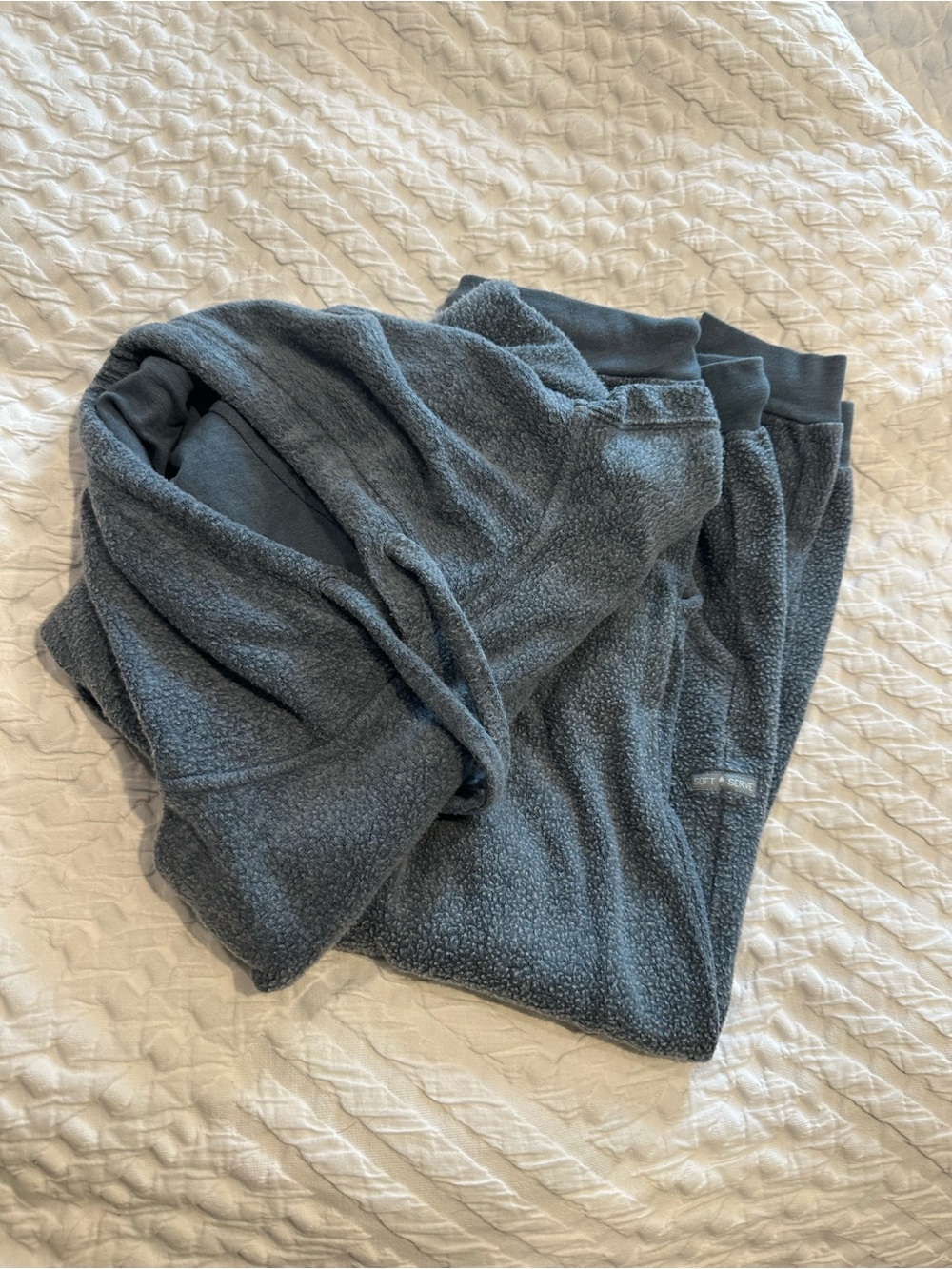 Soft Serve Gray Hoodie and Joggers w/ Organic Cotton Medium